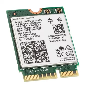 Intel Dual-Band Wireless-AC 9462, WLAN + Bluetooth 5.1 adapteris - M.2/A-E raktas, CNVi