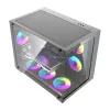 Kompiuterio korpusas DarkFlash B275 PRO (juodas) su 6 komplektuojamais aušinimo ventiliatoriais