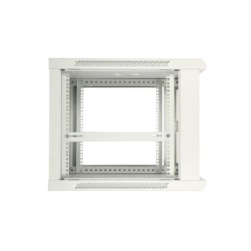 Extralink montuojama spinta 12U 600x450 ASP pilka, montuojama prie sienos, metalinės durys