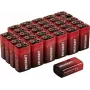 Voltcraft VC-16107990 9 V blokinė baterija šarminė-mangano 550 mAh 9 30 vnt. (VC-16107990)
