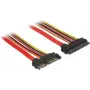 SATA laidas DeLOCK 84918 0,2 m SATA 22 kontaktų juoda oranžinė raudona geltona
