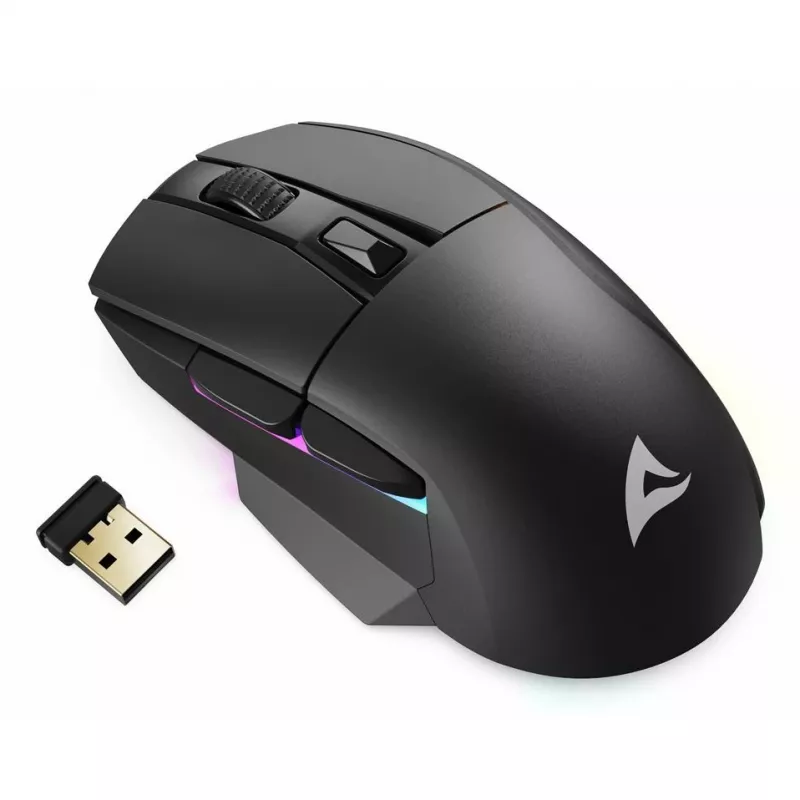 Skiller SGM50W Juoda optinė RGB žaidimų pelė