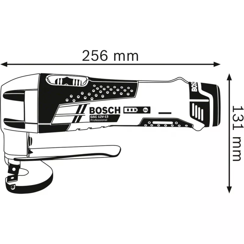 Bosch GSC 12V-13 PROFESSIONAL elektrinės žirklės 3600 smūgių per minutę