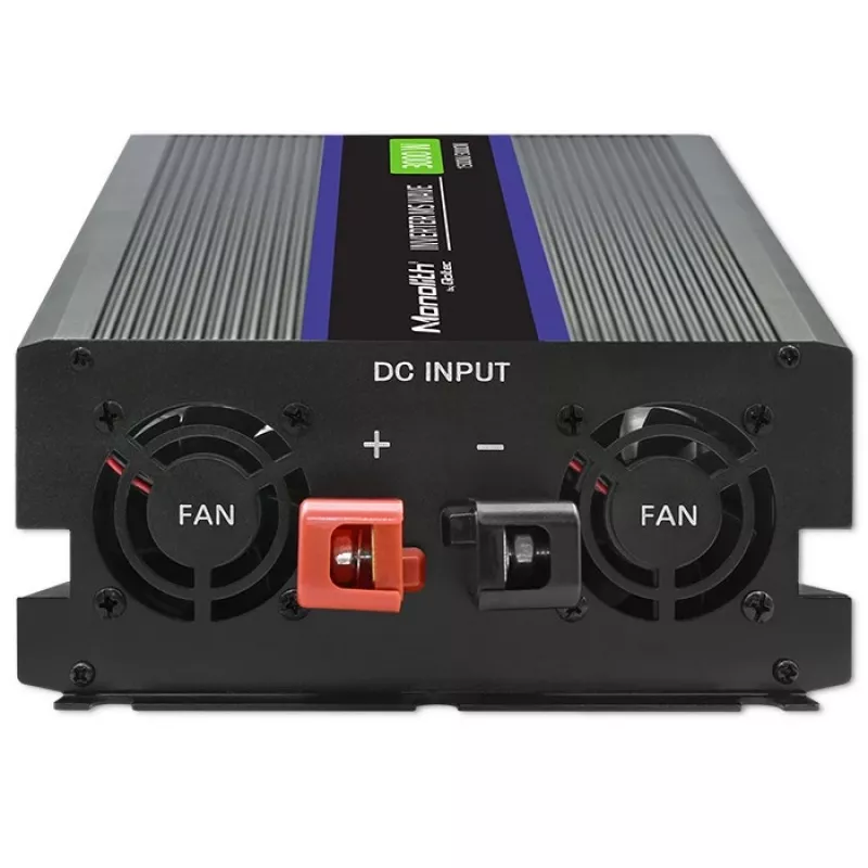 Galios keitiklis QOLTEC Monolith 3000 MS Wave, 12 V → 230 V, 1500/3000 W, su USB