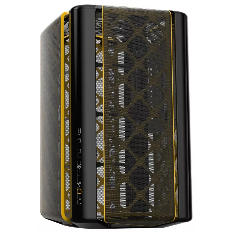 Kompiuterio korpusas Geometric Future M2 THE ARK Mini-ITX korpusas juodas