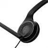 Sennheiser PC 7 USB ausinės su laidu, lankeliu, biurui/skambučių centrui, USB Type-A, juodos spalvos