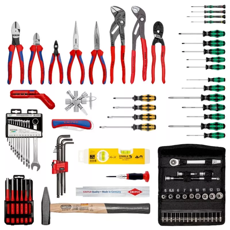 Įrankių dėžė Knipex Robust45 Move Juoda
