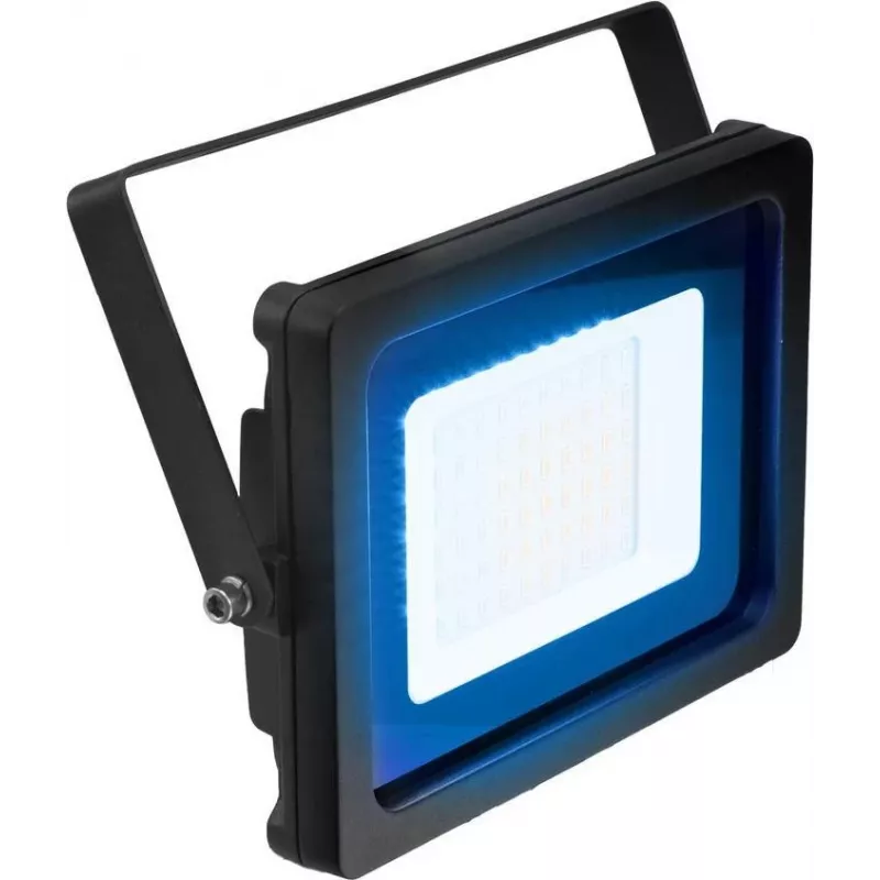 LED prožektorius EUROLITE FL-30 SMD Mėlynas 30W IP65 – lauko/pramoniniam apšvietimui, 30 W, mėlynas