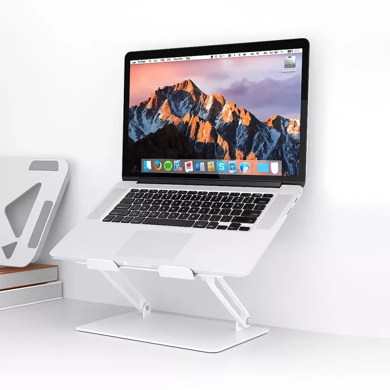 MEDIA-TECH nešiojamojo kompiuterio stovas – MT2661W (baltas)