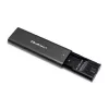 Qoltec 50311 saugojimo įrenginio korpusas SSD korpusas Juodas M.2