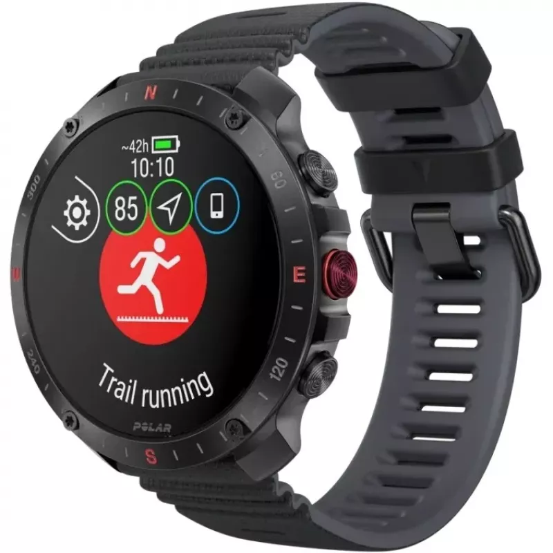 Polar Grit X2 Pro 3,53 cm (1.39 inch) AMOLED Digital 454 x 454 Pixel Touchscreen Juodas GPS (900110286)