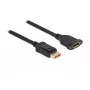 DisplayPort ilginamasis kabelis, skirtas montuoti skydelyje, DeLOCK 87098, 8K 60 Hz, 3 m