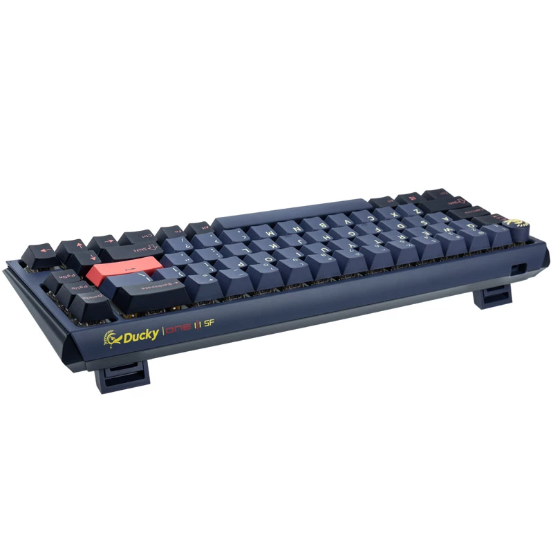 Ducky One 3 SF klaviatūra, žaidimų, USB, QWERTY, anglų, mėlyna