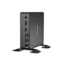 Shuttle XPC Nano PC NC40U5, Intel Core i5-1235U, 1x HDMI, 1x DP, 1x USB-C/DP, 6x USB3.2, 1x 2,5 colio lizdas, 2x M.2, 1x LAN, RAID, 24/7 nuolatinis veikimas, įsk. VESA ir stovą