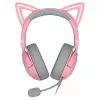 Laidinės ant ausies dedamos ausinės Razer RZ04-04730200-R3M1 — cirkumaurinės, 1,3 m laidas, 353 g, rožinė