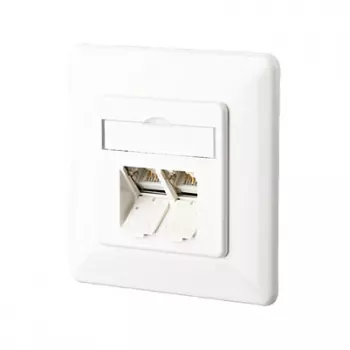 METZ CONNECT BTR IT CONNECT E-DAT C6 8/8(8) UP Cat.6 - Jungtis, Lygiagreti - RJ-45 X 2 - Balta, RAL 9010 (1307381002-I)