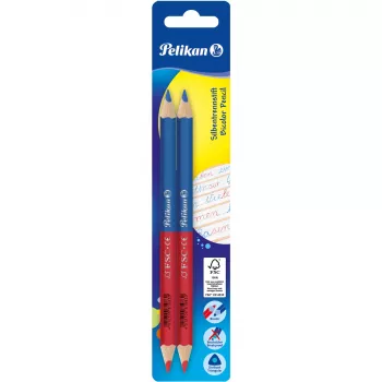 Spalvoti pieštukai Pelikan 811118 Mėlyna Raudona 2 vnt.