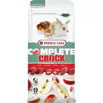 Užkandis triušiams Versele-Laga Crock Apple Snack 50 g — užkandis su vitaminais, vitaminu D3
