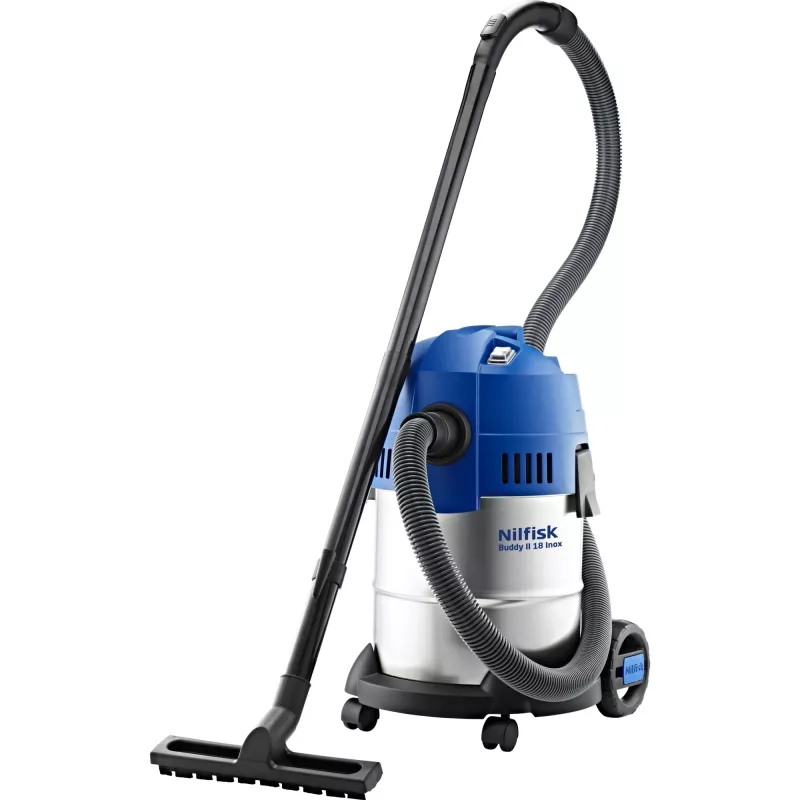 Nilfisk Buddy II 18 nerūdijančio plieno, juodas, nerūdijantis plienas, 18 l, 1200 W