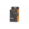 NATEC AC greitas įkrovimas vidinis laidinis įkroviklis Ribera — 18W (5–15V, iki 3A), 1× USB-A, Huawei FCP/SCP, juodas