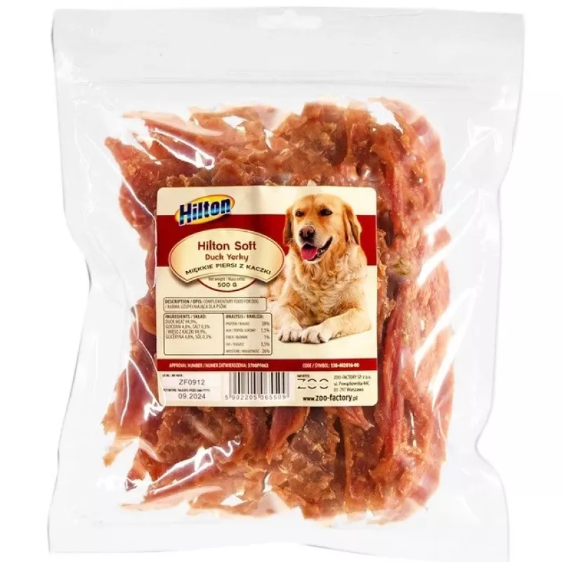 HILTON minkšti antienos jerky skanėstai - skanėstas šunims - 500 g