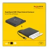 HDD korpusas DeLOCK 42636 juodas 5,25 colio Micro SATA 5 Gbit/s