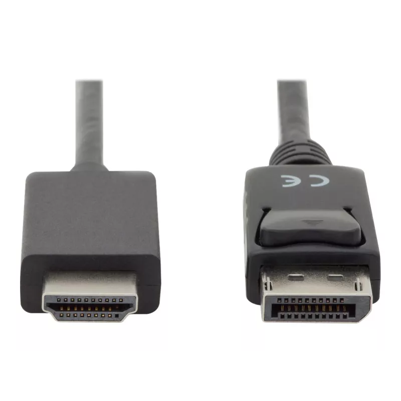 Adapter kabelis Displayport 1.2 with interlock 4K 60Hz UHD Typ DP/HDMI A M/M juodas 2 m