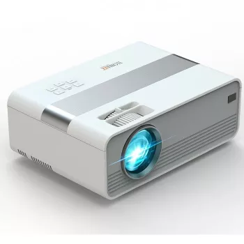 Technaxx TX-127 Standard Throw Projector 2000 ANSI Lumens LCD 1080p (1920x1080) Sidabrinė White