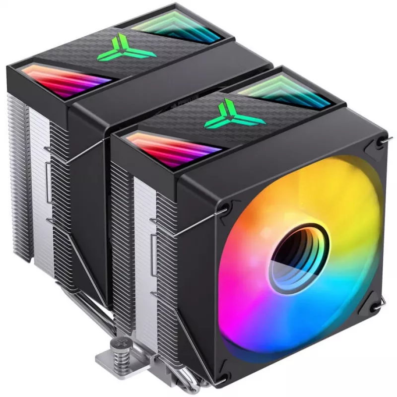 CPU aušintuvas Jonsbo CR-1400 DV2 su 120 mm ventiliatoriumi, juodas