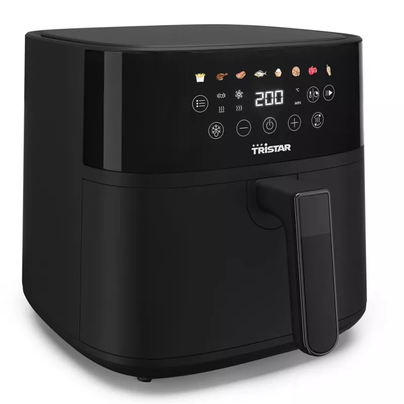 Tristar Digital Airfryer | FR-9060 | Galia 1700 W | Talpa 6 L | Juoda | Karšto oro technologija