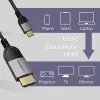 USB-C į HDMI kabelis QOLTEC 50438 — 2 m, 4K 60 Hz