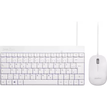 Perixx PERIDUO-212 klaviatūra su pele USB vokiečių kalba balta (PERIDUO-212 DE W)
