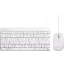Perixx PERIDUO-212 klaviatūra su pele USB vokiečių kalba balta (PERIDUO-212 DE W)