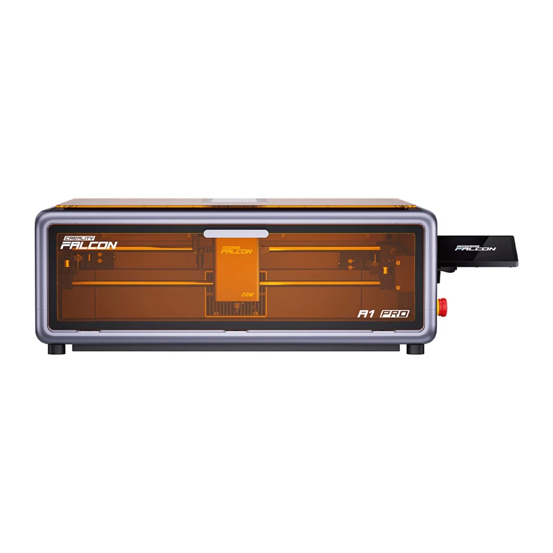 Lazerinis graviruoklis Creality Falcon A1 Pro 20W — stalinis lazerinio graviravimo ir pjovimo modulis