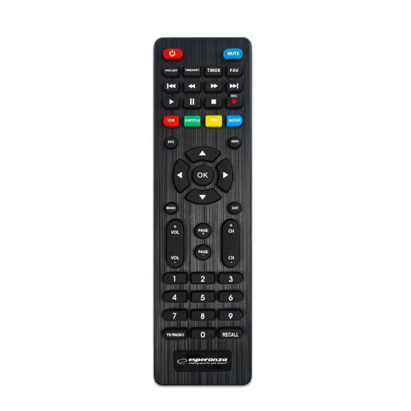 Esperanza EV108R TV priedėlis kabeliniams kanalams, juodas