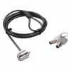 Dicota Security Cable T-Lock Base, su raktu, 3x7 mm lizdas