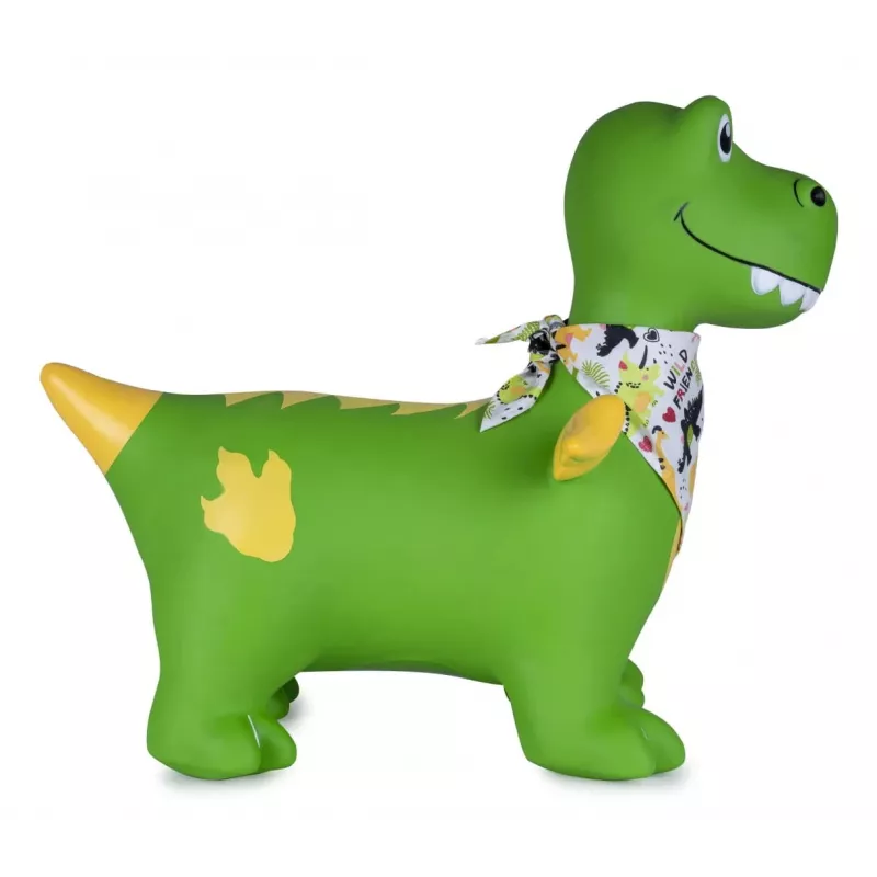 Šokinėjantis gyvūnas Jamara HoppyDoo Dino su sparnais, žalias, su pompa