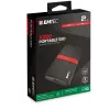 SSD Emtec 2TB Juoda USB Type-C 3.2 Gen 1 X200