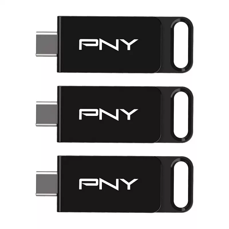 USB atmintinė PNY Elite 128 GB USB Type-C 3.2 Gen 1 (3.1 Gen 1) Juoda