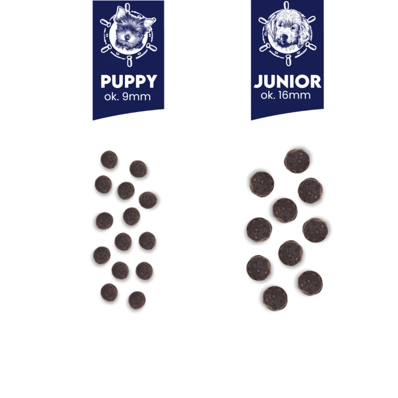 Sausas šuniukų maistas BALTICA EXCELLENT Puppy Salmon Hypoallergenic XS/S 1 kg, 30 % baltymų, 16 % riebalų