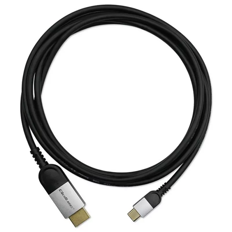 USB-C į HDMI kabelis QOLTEC 50438 — 2 m, 4K 60 Hz