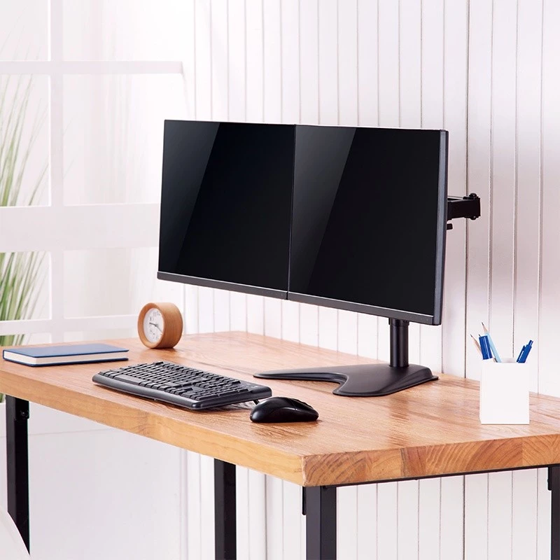 Monitoriaus laikiklis LOGILINK BP0099 2 ekranams, iki 81,3 cm (32 colių), VESA 75x75–100x100, maks. 8 kg, juodas