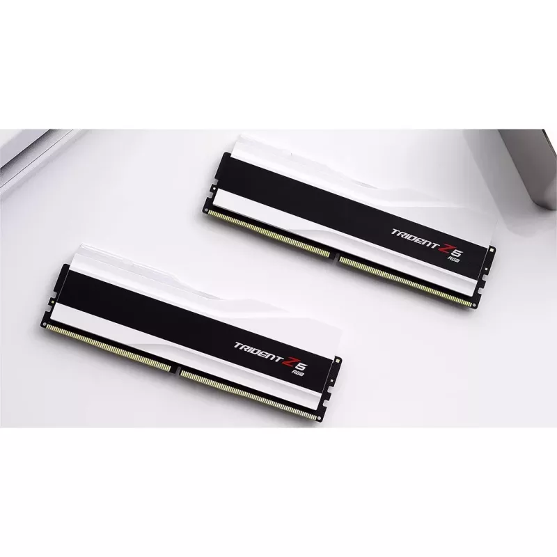 DIMM 48 GB DDR5-7200 (2x 24 GB) Dual-Kit, atmintis balta, F5-7200J3646F24GX2-TZ5RW, Trident Z5 RGB, INTEL XMP