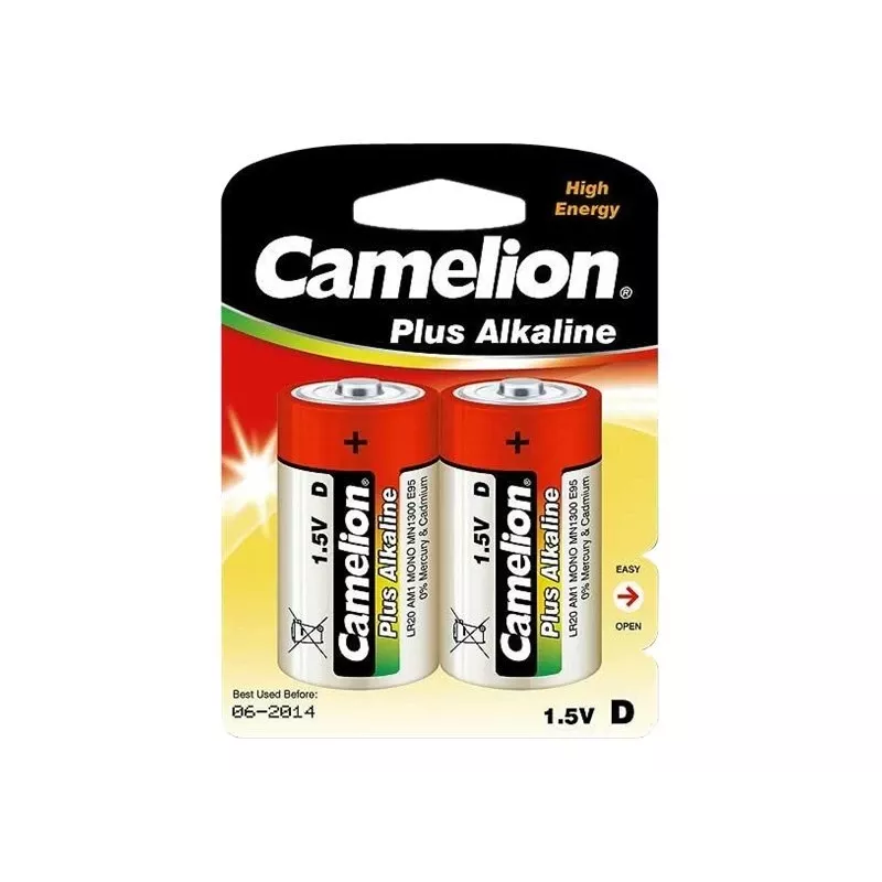 Camelion | D/LR20 | Plus Alkaline | 2 vnt.