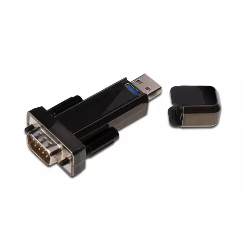 Microconnect USBADB9M kabelio lyties keitiklis USB 2.0 nuoseklioji juoda