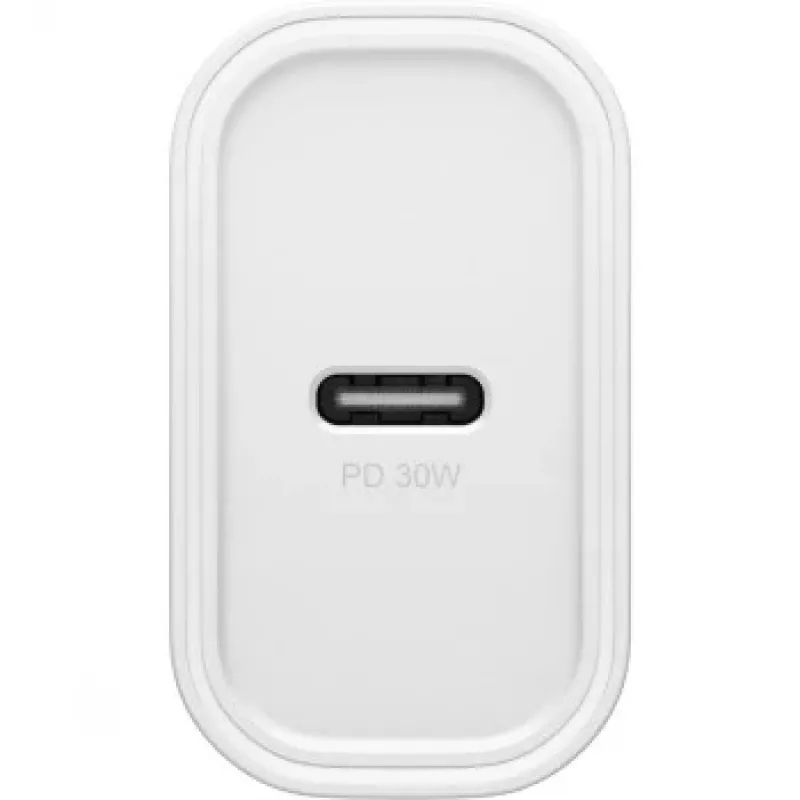 Sieninis įkroviklis OTTERBOX 30W USB-C PD Baltas — 30W galia, vienas USB‑C prievadas
