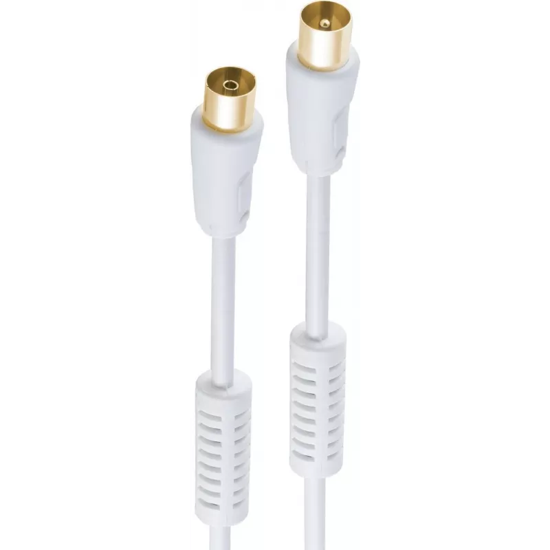 Bendraašis kabelis ShiverPeaks BS80205-128-G 5 m IEC baltas