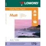 Inkjetinis fotopopierius Lomond 0102012 A3 170 g/m² dvipusis