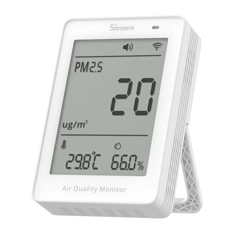 Miernik quality powietrza WiFi LCD Sonoff AirGuard PM2.5 SAWF-07P