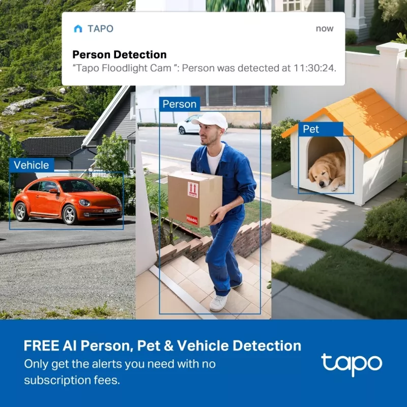 TP-Link TAPO C615F KIT apsaugos kamera Dome IP apsaugos kamera Lauko 2304 x 1296 pikseliai Lubos/Siena/Stulpas